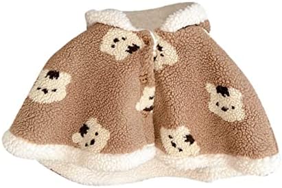 TRHEDL Toddler Boys Girls Christmas Cartoon Snowman Fancy Party Costume Robe Kids Cloak Girls Glitter Jacket (d-White, 2-3 Years)