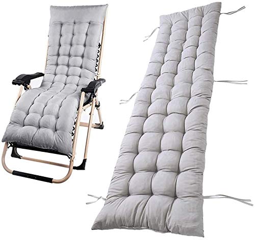 Hao-zhuokun Tumbona Cojín de Repuesto Jardín Patio Tumbona Reclinable Lounge Pad Asiento Exterior Cubierta Azul 160 * 48 * 8 cm