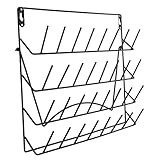 FUNOMOCYA Multifunktionales Labor Trockengestell Aus Eisen Wandmontage Platzsparender Becherhalter Mit Abtropffläche Für Glaswaren Und Flaschen