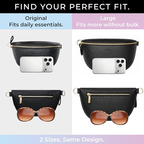 Image of Leather RFID Anti Theft Sling Bag for Women, Pickpocket Proof Travel Crossbody Bag, RFID Blocking Crossbody Purse for Women