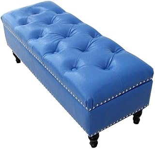 Foot Stool Footrest Folding Rectangular Tufted Bench Footstool with Cover, Bedroom Bed End Stool Sofa Stool (Color : 70cm) (Null 100cm) (100cm)