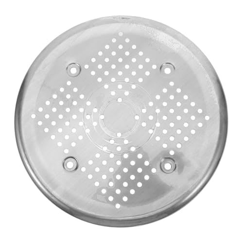 PAMINGONO Asiento Redondo de Taburete de Acero Inoxidable 29 CM Superficie Resistente a Arañazos Reemplazo para Sillas de Bar y Comedor Adecuado para Cafeterías y Comedores Escolares