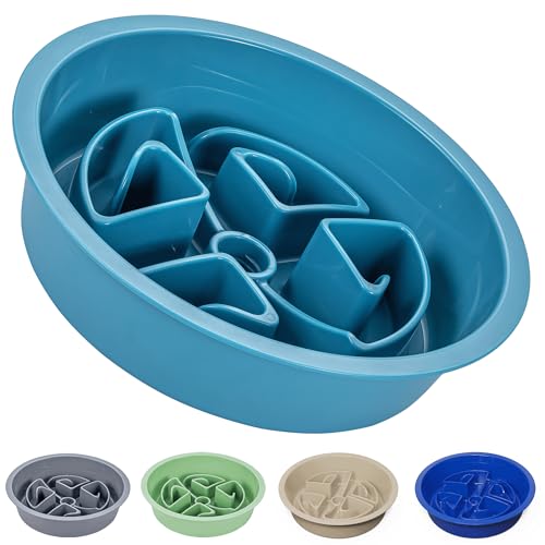 AVERYDAY Slow Feeder Dog Bowls for Large Breeds Fits Raised