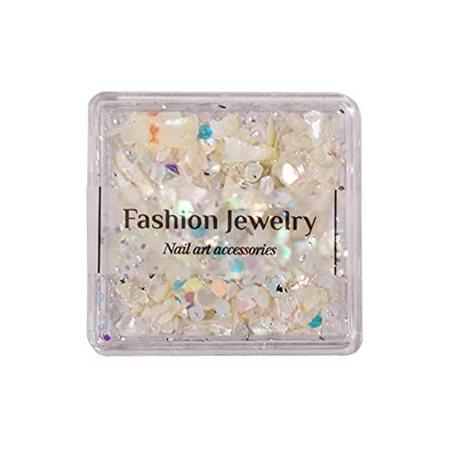 3D Art Crushed Sea For Shell Irregular Natural Slices Art Sequins Manicure