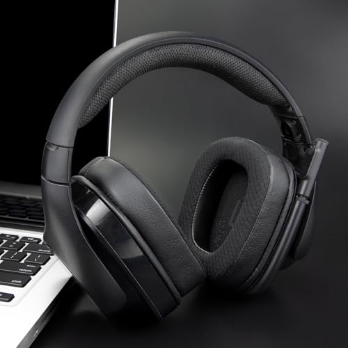 Image of SOULWIT Mesh Earpads for Logitech G935 /G933 /G930 /G432 /G35 - Black | for G35 /G930 /G933 /G935 /G633 /G635 /G533 /G430 /G431 /G432 /G433 /G332 /G230 /G231 /G233 Headphones