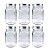Produktbild Britten und James Mason Glass 'Fresh' 490 ml Einmachgläser, Packung mit 6 Stück - für hausgemachte Marmeladen und Konfitüren