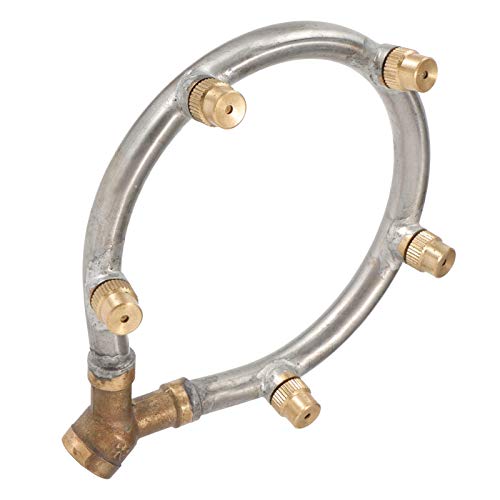 Socobeta Sprinkler Atomizing Nozzle Sturdy Corrosion Resistant Misting Nozzle Sprayer with Five Head for Garden Water G1/4in Female Thread Connection for Garden Agriculture Irrigation