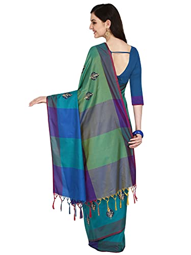 Image of OM SAI LATEST CREATION Soft Cotton & Silk Saree For Women Banarasi Saree Under 399 2021 Beautiful For Women saree