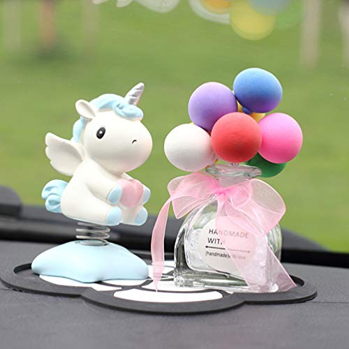 Amosfun Unicorn Dashboard Bobble Shaking Head Dancing Unicorn Figurine Car Board Decorations Unicorn Party Favors Gifts #TOP5
