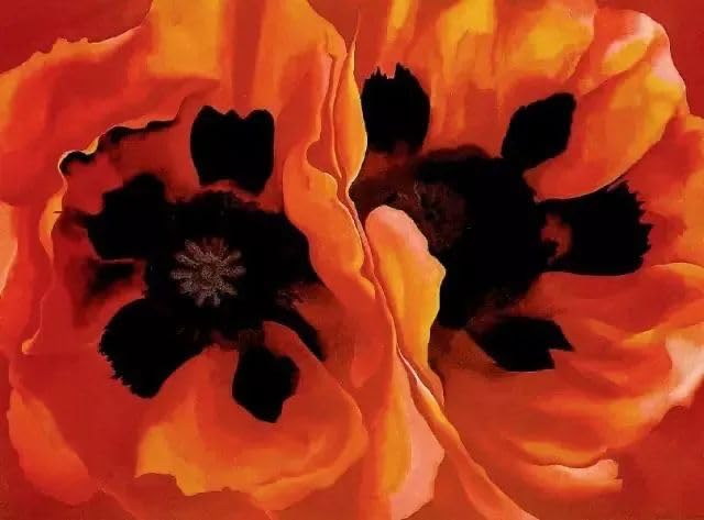 Tableau de décoration intérieure Georgia O’Keeffe pour mur vide salon
