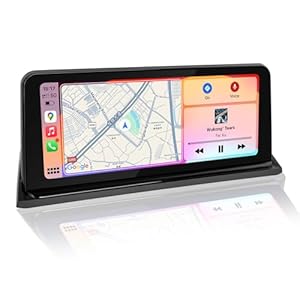 PEMP Linux Vertical Screen E70 E71 Wired and Wireless CarPlay Retrofit Android Auto, 1920 x 720 Display Mirror Link Car Radio Bluetooth Video Player Screen for BMW X5 X6 CIC(2010-2012)