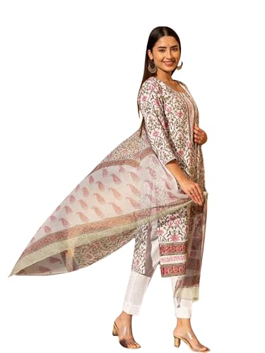 Kurta Set for Women || Women Kurta Set || 3pic Kurta for Women (K...