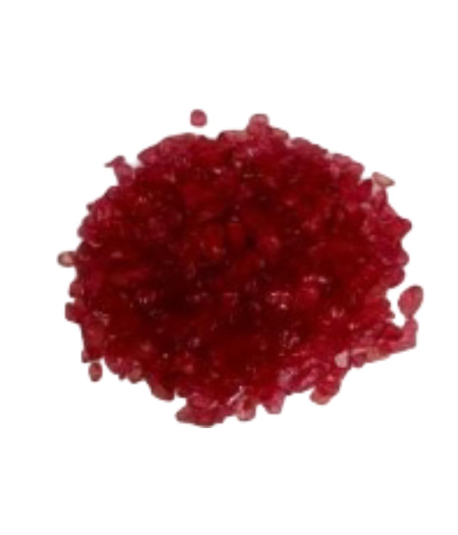 Colored Onyx Chips (2–6 mm) – Crushed Decorative Stones for Terrazzo, Landscaping, Art & Construction Use – Pack of 4 Colors (Red)-image-6