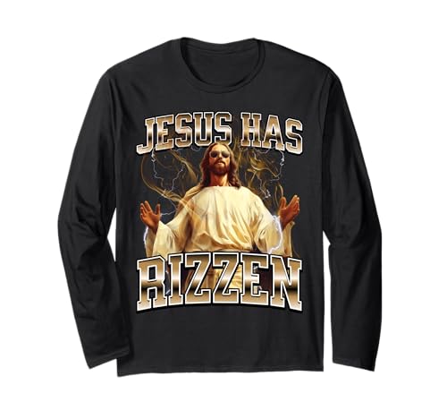 Jesus Has Rizzen Maglia a Manica