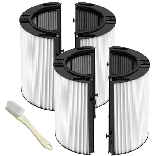360° Combi 2 in 1 HEPA and Carbon Filter Compatible with Dyson TP04 HP04 TP07 TP06 HP06 PH02 PH01 PH03 PH04 HP09 TP09 HP07 TP10 HP10 Air Purifi-er, H13 Grade True HEPA Replacement Filter, 2 Pack