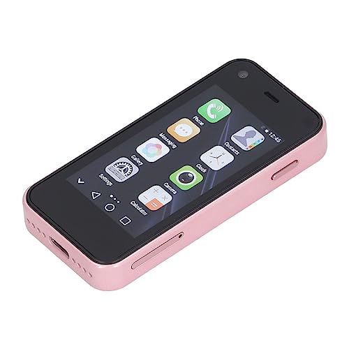 Dual SIM Mini Smartphone med GPS och Skyddsfodral för Barn (Rosa)