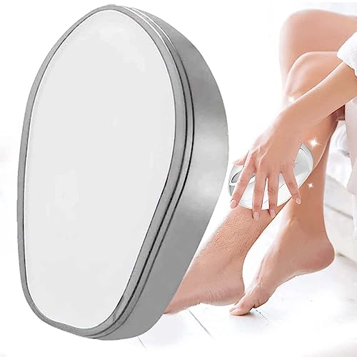 Depiladora Cristal, Hoelg Borrador de Pelo de Cristal, Herramienta de depilación de Belleza Corporal Reutilizable, depiladora Segura sin Dolor para Hombres y Mujeres