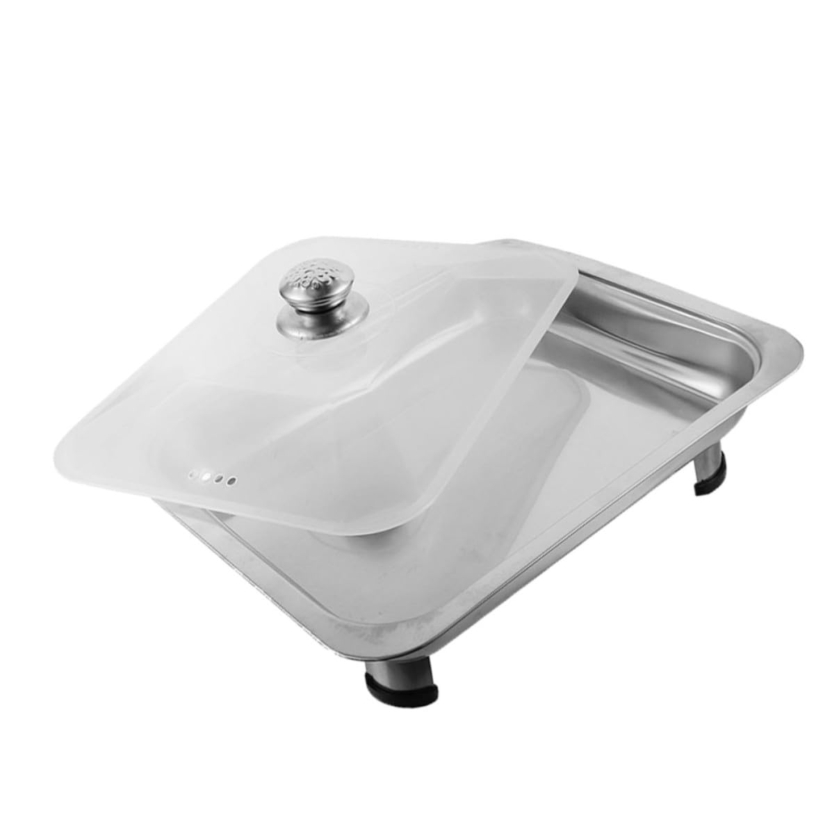 Calentador de platos de acero inoxidable Gadpiparty con acabado de alta resistencia
