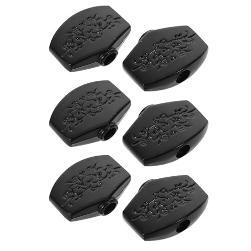 UPKOCH 6 Clavijas de Afinación de Metal para Guitarra Acústica y Eléctrica Perillas Cuadradas Negras...