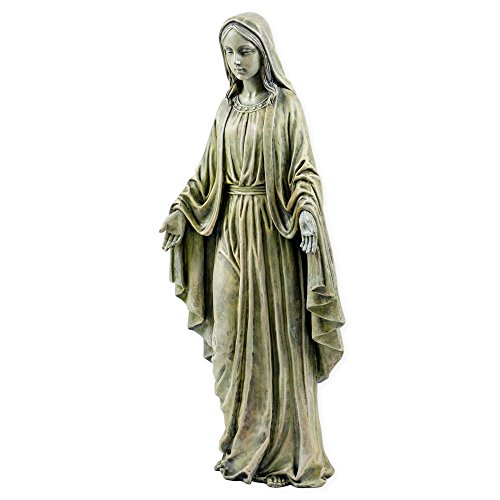 Estatua de Virgen María Bendita para Jardín 19.25 in miniatura 4