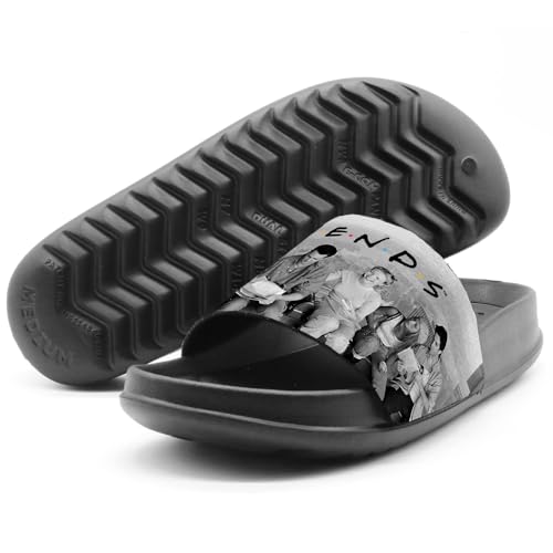 Popfunk Friends Star Skyline with Logo Unisex Adult Slides Adjustable Flip Flop Sandals Officially Licensed Hypd Slydr Switch™4