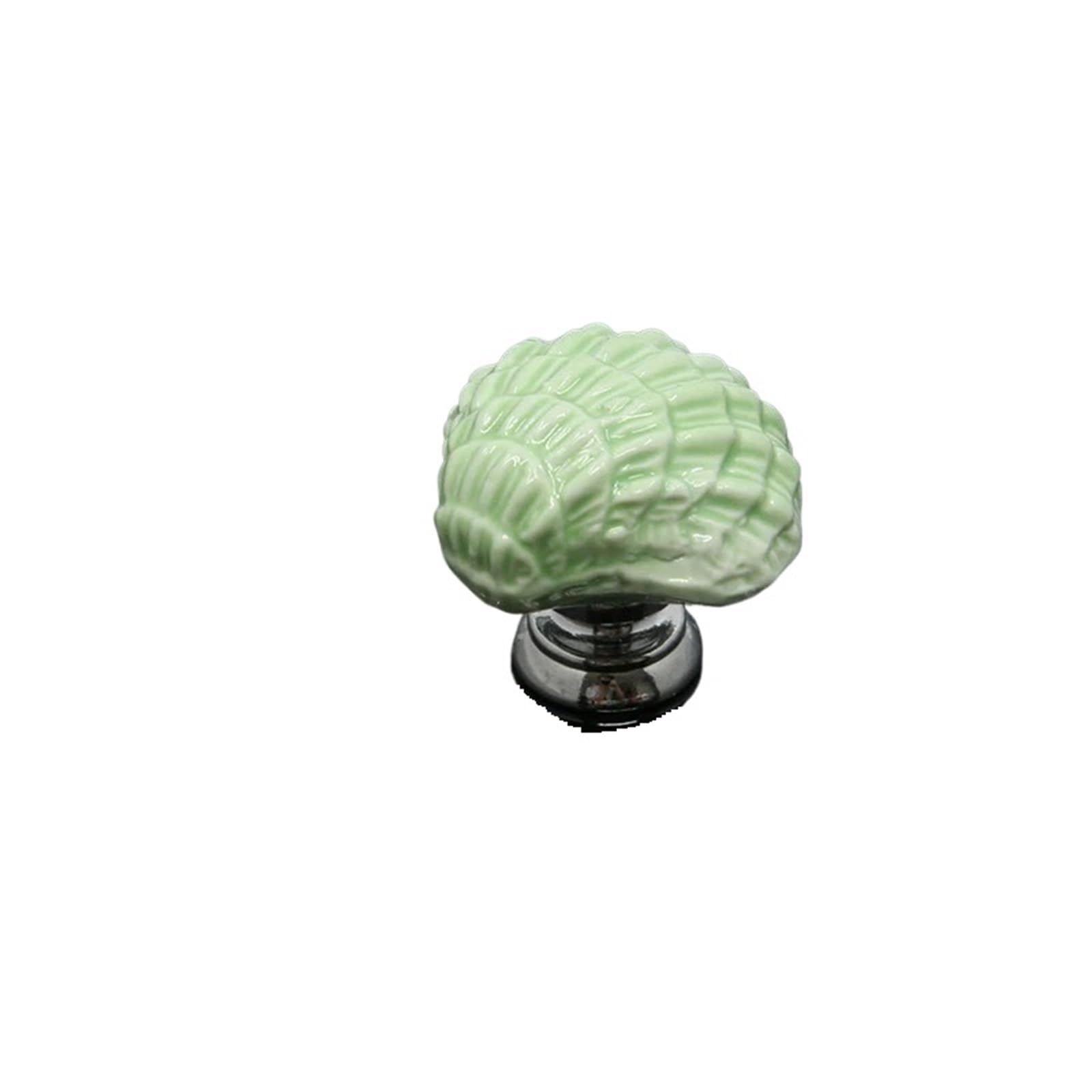 Kifsdlf Color1 Ceramic Shell Cabinet Knob Drawer Furniture Handles Dresser Single Hole Door Pulls Wardrobe Closet Cupboard Hardware For Cupboard Wardrobes Furniture(Color1)
