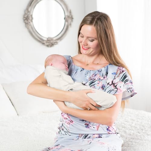 Image of Mama Cheetah Baby Swaddle Sack, Organic Cotton Swaddle Blanket, Adjustable Swaddle Sleep Sacks, Easy Swaddles for Boy Girl 0-3 Month, Baby Essentials, 3-Pack