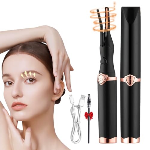Heated Eyelash Curlers, Eye Lash Curler Heat for Women, Anti-Burn Mini Electric Eyelash Curler with...