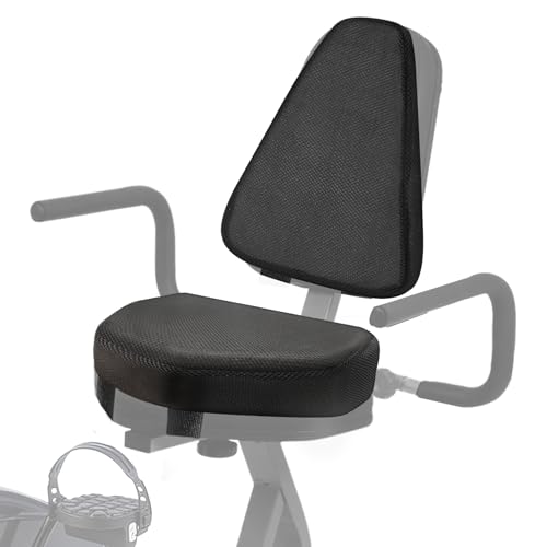 CRAURU Recumbent Bike Seat Cushion Set