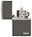 Zippo Black Ice Pocket Lighter with Zippo Logo