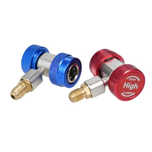 Set de Adaptadores A/C R134A con Conectores y Llave miniatura 7