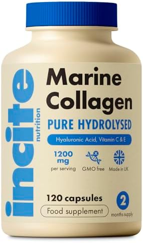 Marine Collagen Supplements for Women & Men 1200mg | 120 High Str...