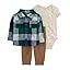 Fleece Plaid/Green/Brown