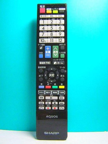 シャープ テレビリモコン GB080WJSA d2ldlup Amazon.co.jp: シャープ（SHARP)液晶テレビ 純正リモコン
