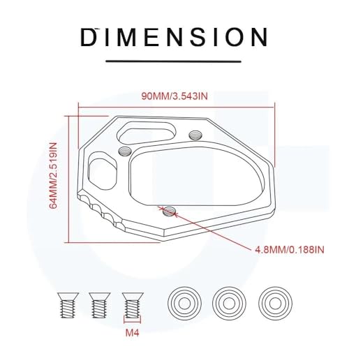 Support latéral pour Moto MT-07 idéal sur sol meuble