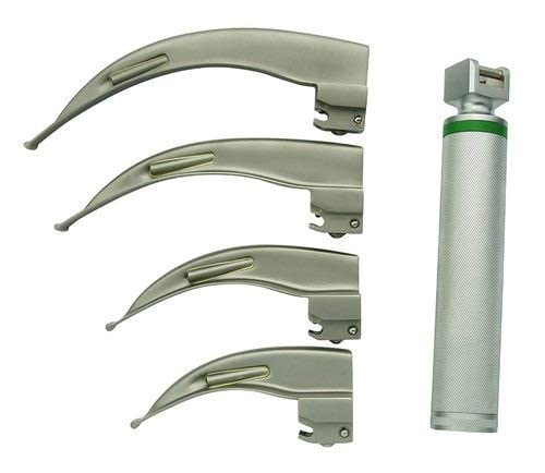 Greta Laryngoscope 4 blade Adult Macintosh LED Laryngoscope Set of 4 | 1,2,3 & 4 Blade Adult Macintosh (LED Laryngoscope) (B0BX993P78) Amazon Price History, Amazon Price Tracker