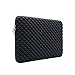 Price comparison product image RAINYEAR 14 Inch Laptop Sleeve Diamond Foam Shock Resistant Neoprene Padded Case Fluffy Lining Protective Zipper Cover Carrying Bag Compatible with 14" Notebook Computer Tablet Chromebook(Black)