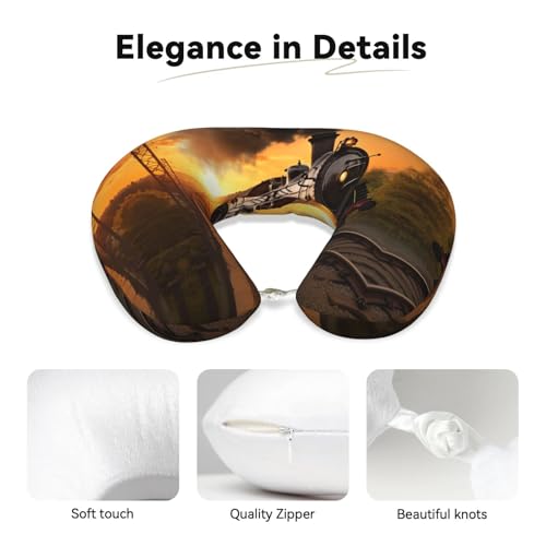 Almohada de Viaje Espuma Viscoelástica Negro miniatura 4