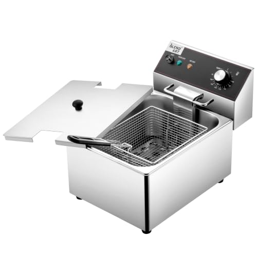 Image of BLEND ART Electric Deep Fat Fryer 6 Litre 2500W with Variable Temperature Control Auto-Cut