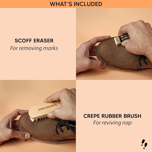 Image of Shoe mistri Premium Suede & Nubuck Cleaning Kit | Suitable for Cleaning Suede & Nubuck Shoes - Safe, Easy to Use & Long-Lasting