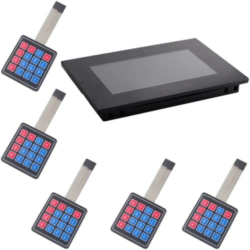 Image of Nextion 7 inch Intelligent Display NX8048P070-011C-Y + 5pcs 4x4 Membrane Switch Keypad