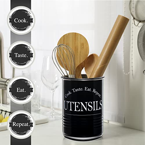 image for Bartnelli Large Kitchen Utensil Holder Organizer For Countertop, Farmh