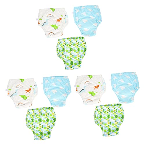 DOITOOL 9 Piezas De Suministros Mezclados Para Prendas De Vestir Reutilizables Para Bebés Estilo L Nadar Cómodos Pañales Transpirables Bebés Pantalón Lavable Niño Playa Pañal Pantalones