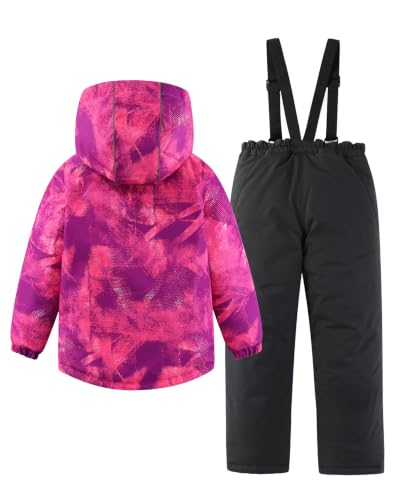 Image of Hiheart Boys Girls Winter Ski Jacket & Pants Set 2-Piece Snowsuit