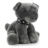 barrado - cani di razza peluche - 25cm - 16002548 (bull terrier grigio)