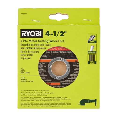 RYOBI 4-1/2 in. Metal Cutting Wheel (3-Piece) - image 2