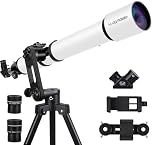 Celticbird Telescopio Telescopio astronomico di rifrazione per adulti e principianti - AZ Mount con zaino, filtro lunare 901000
