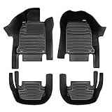 TuxMat - for Porsche 911 2020-2026 Models - Custom Car Mats - Maximum Coverage, All Weather, Laser Measured - This Full Set Includes 1st and 2nd Rows