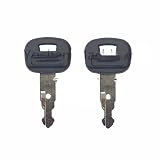 Lot de 2 clés d'allumage 459A pour pelleteuse Kubota U15/30/135/155/161 ELI80 0101 RC411 53933 RC461 53930
