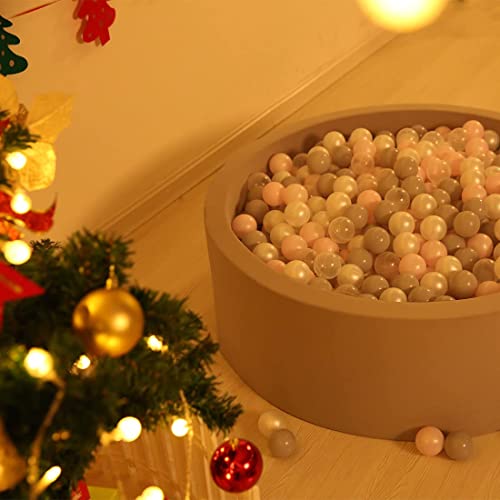 image for GOGOSO Ball Pit Balls for Kids, 100 Pink Plastic Balls for Ball Pit To